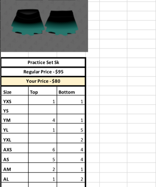 Venom Athletics Practice Set