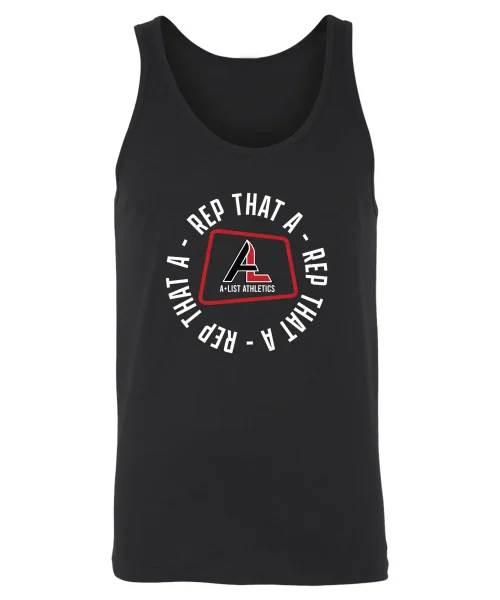 ALA Rep Circle Black Tank