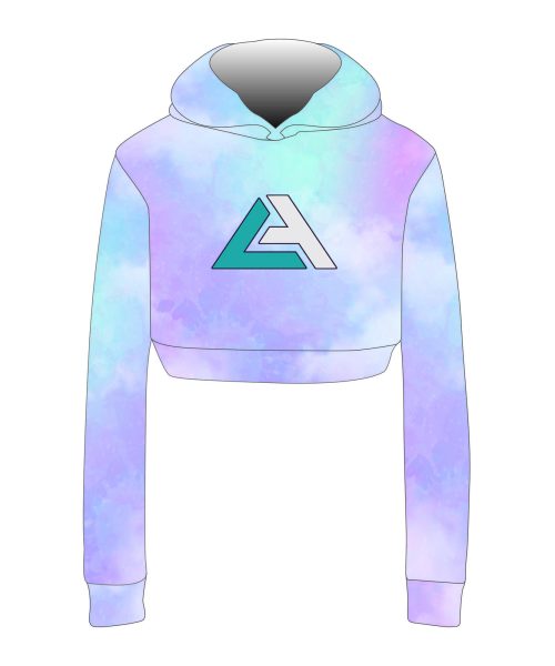 LA Cropped Hoodie