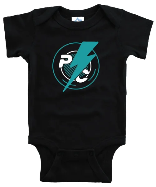 PC Black Baby Onesie