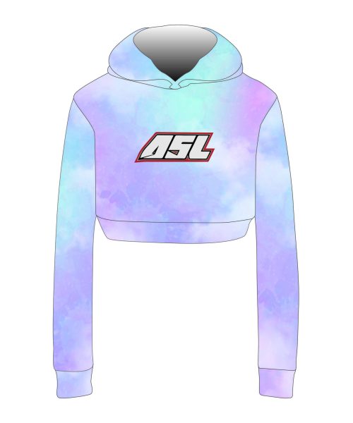 ASL Cropped Hoodie