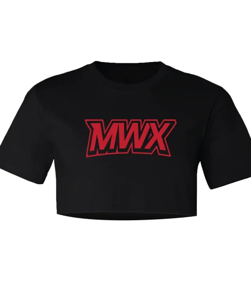 MWX Black Crop Tee