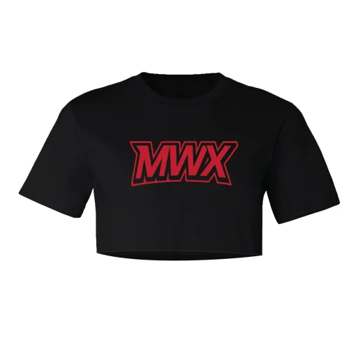 MWX Black Crop Tee