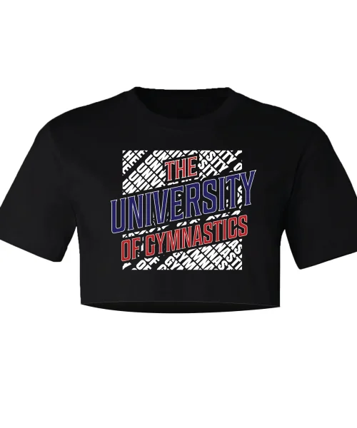 UOG Black Crop Tee