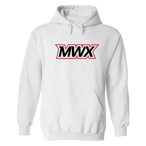 MWX Logo White Hoodie