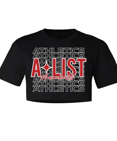 ALA-MA A-LIST Black Crop Tee