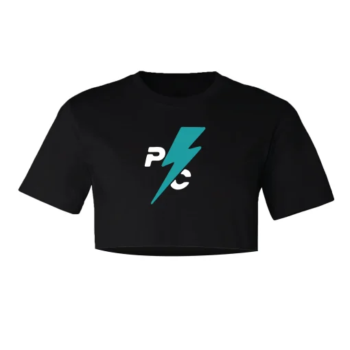 PC Black Crop Tee