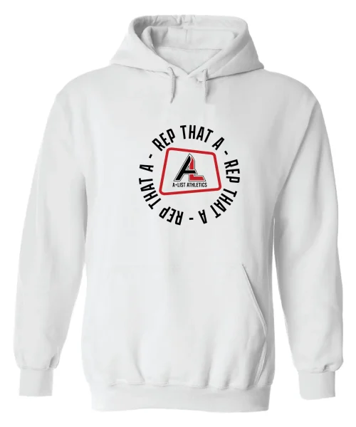 ALA-MA Rep Circle White Hoodie