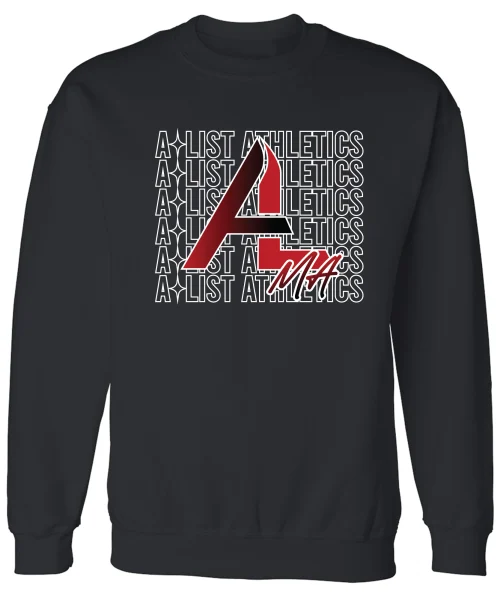 ALA MA Black Crewneck 1