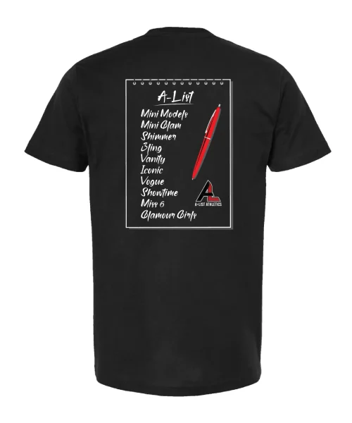 ALA MA List Black Tee