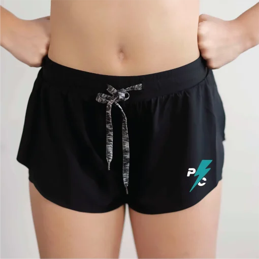 PC Black Flutter Short