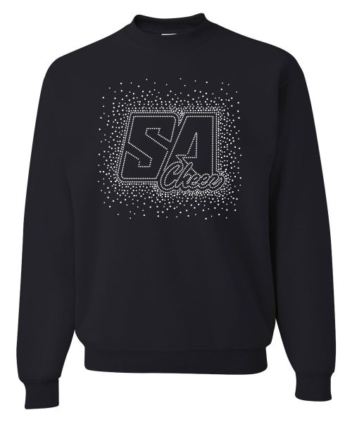 SA Sanford Black Rhinestone Crewneck