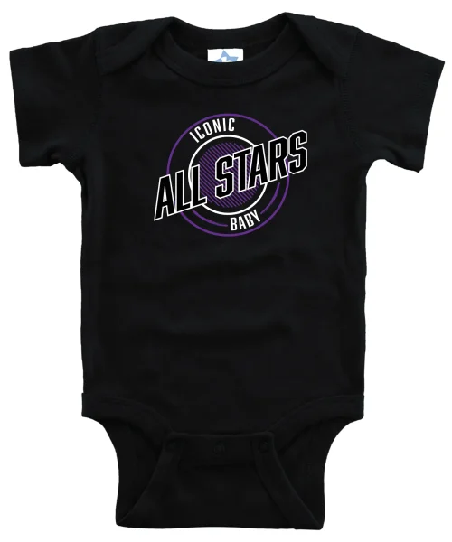 IAS Black Baby Onesie