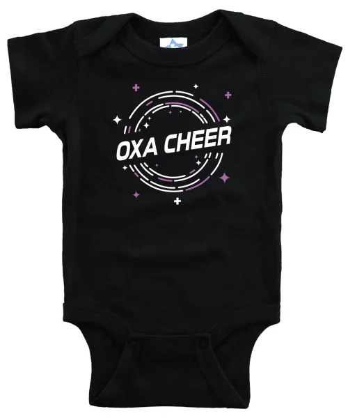 OXA Black Baby Onesie