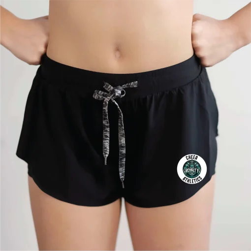 CR Black Flutter Short