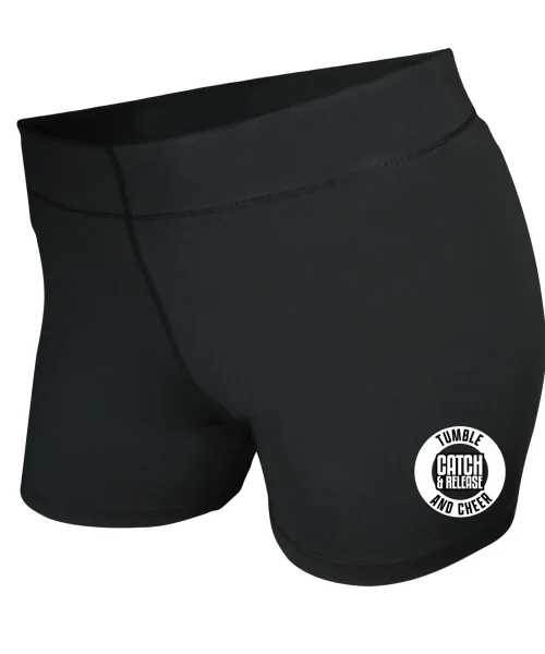 C&R Black Performance Shorts