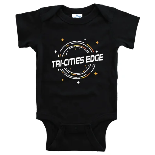TCE Black Baby Onesie