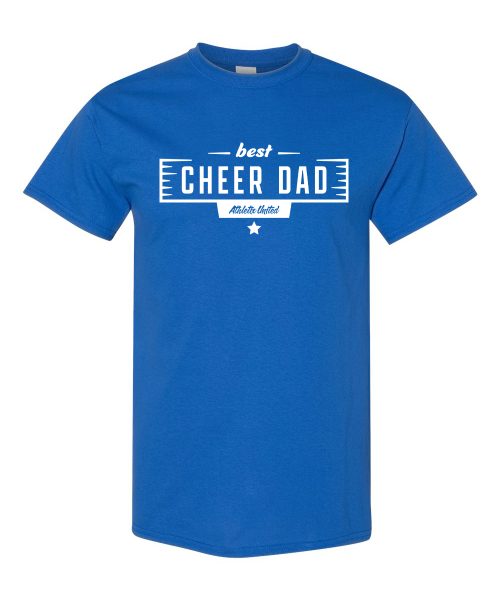 AU Cheer Dad Blue Tee