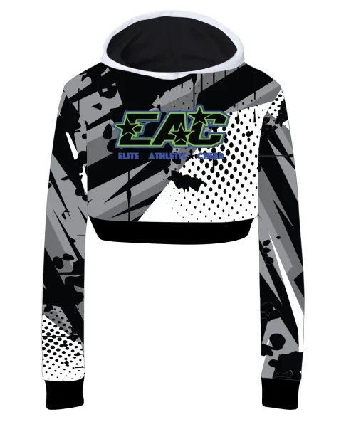 EAC Crop Graphic Hoodie