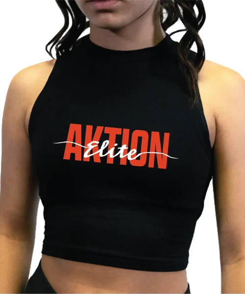 AE High Collar Crop
