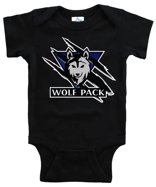 910 Black Baby Onesie