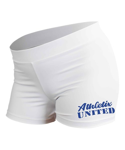 AU White Performance Shorts