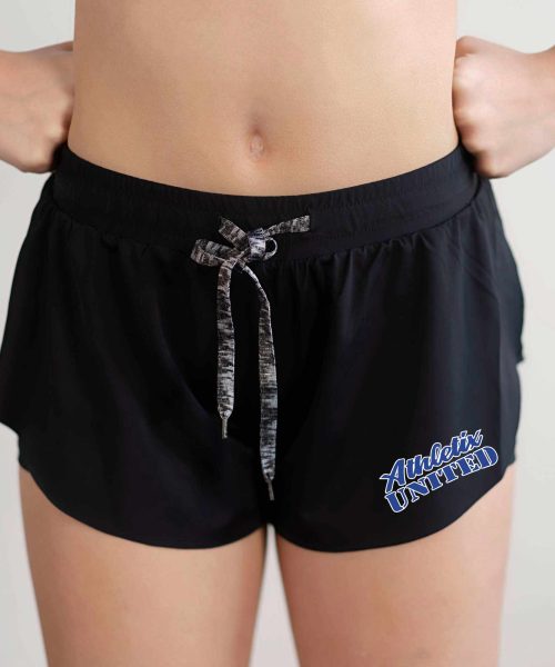 AU Black Flutter Short