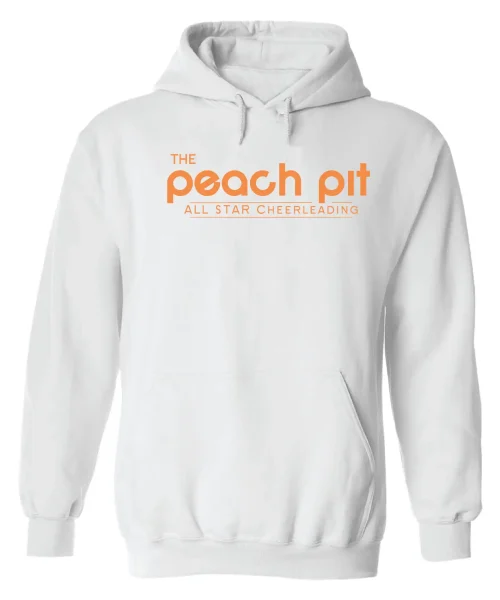 The Peach Pit White Hoodie