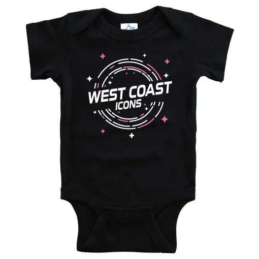 WCI Black Baby Onesie