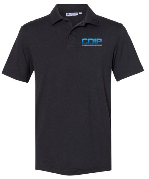 CDIP Men's Black Polo