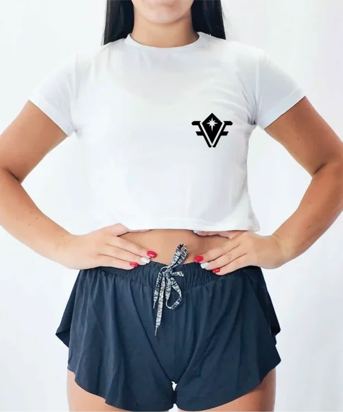FG Special White Crop Tee