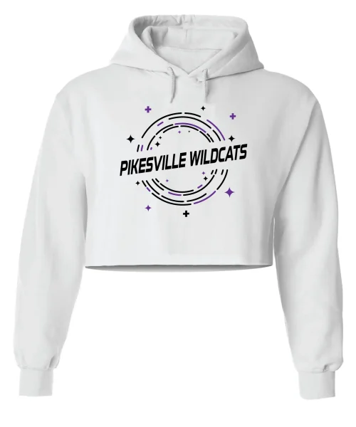PW White Crop Hoodie