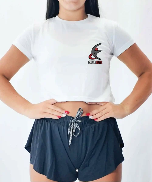 CE Special White Crop Tee