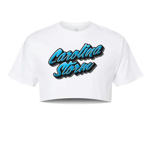 CS White Crop Tee
