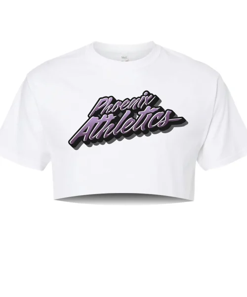 PA White Crop Tee