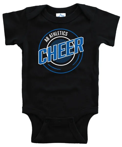 AB Black Baby Onesie