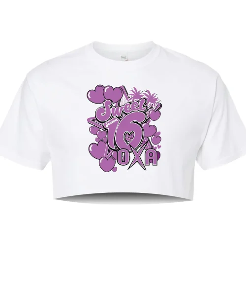 OXA White Crop Tee