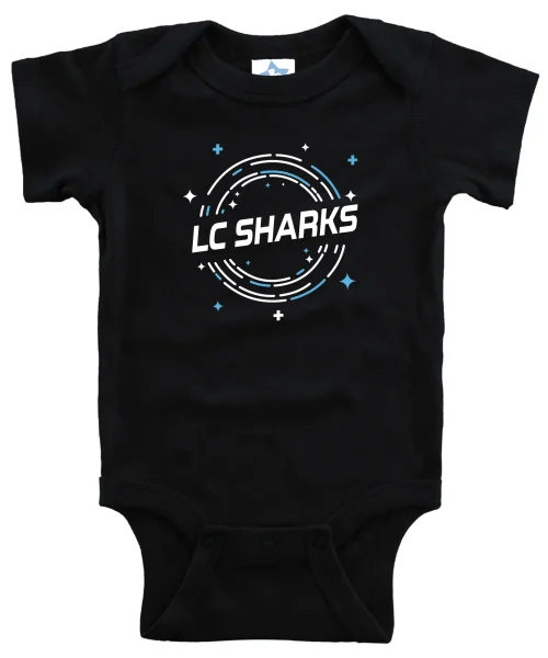 LC Black Baby Onesie