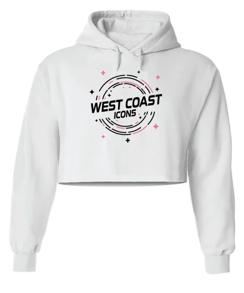 WCI White Crop Hoodie