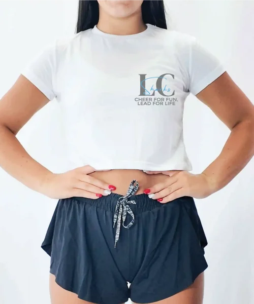 LC Special White Crop Tee