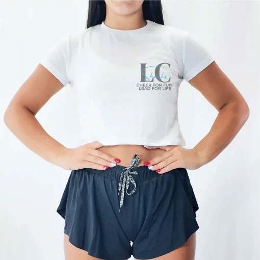 LC Special White Crop Tee