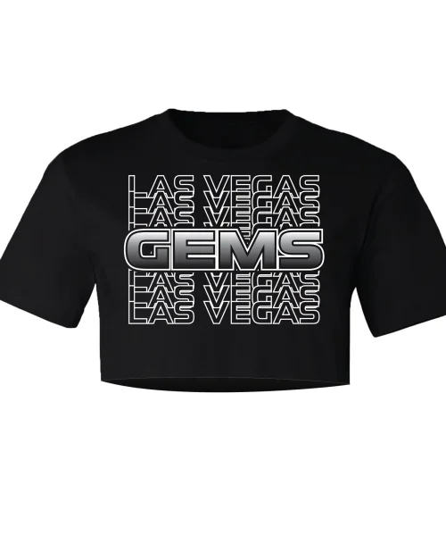 LVG Black Crop Tee
