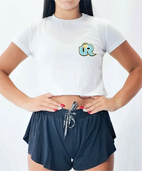 URA Special White Crop Tee