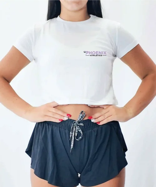 PA Special White Crop Tee