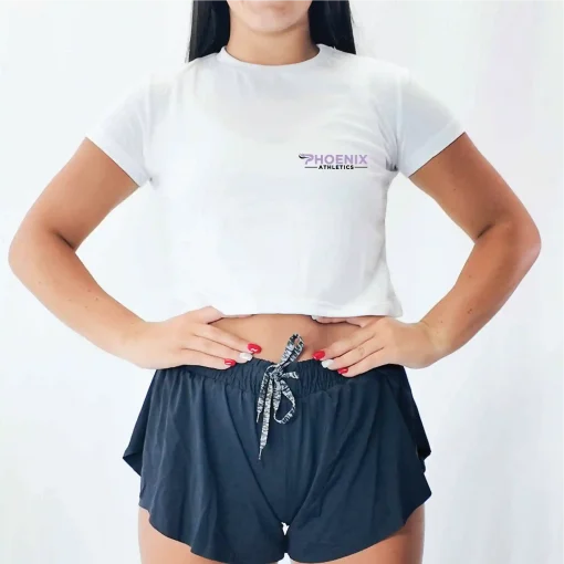PA Special White Crop Tee