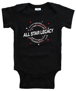 TFC Black Baby Onesie