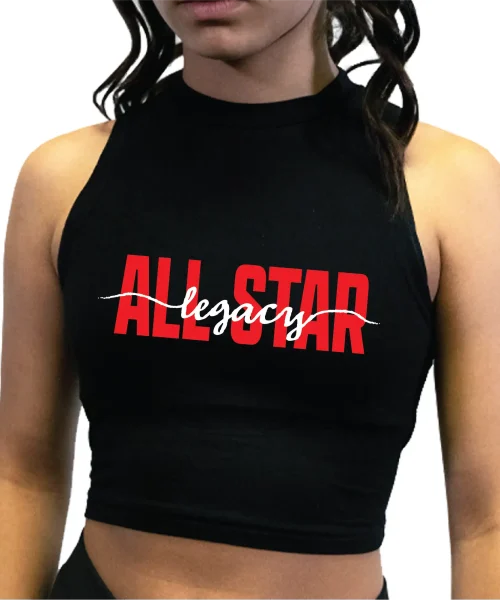 ASL High Collar Crop