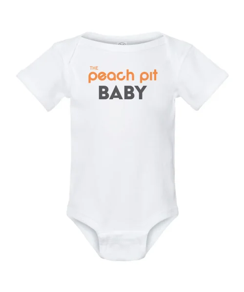 The Peach Pit Baby Onesie