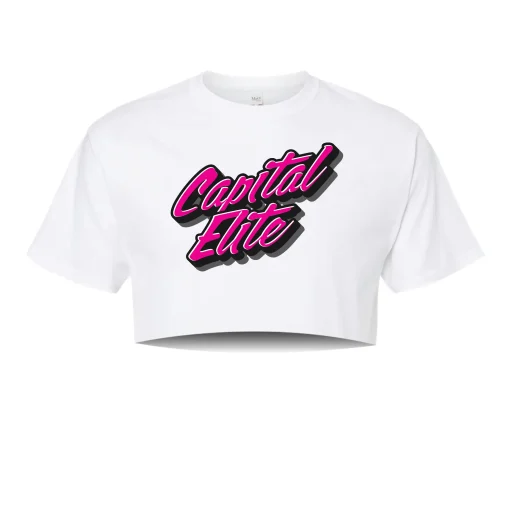 CEA White Crop Tee