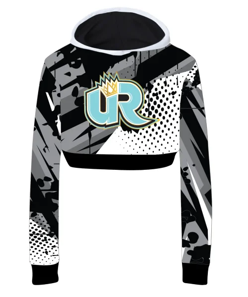 URA Crop Graphic Hoodie